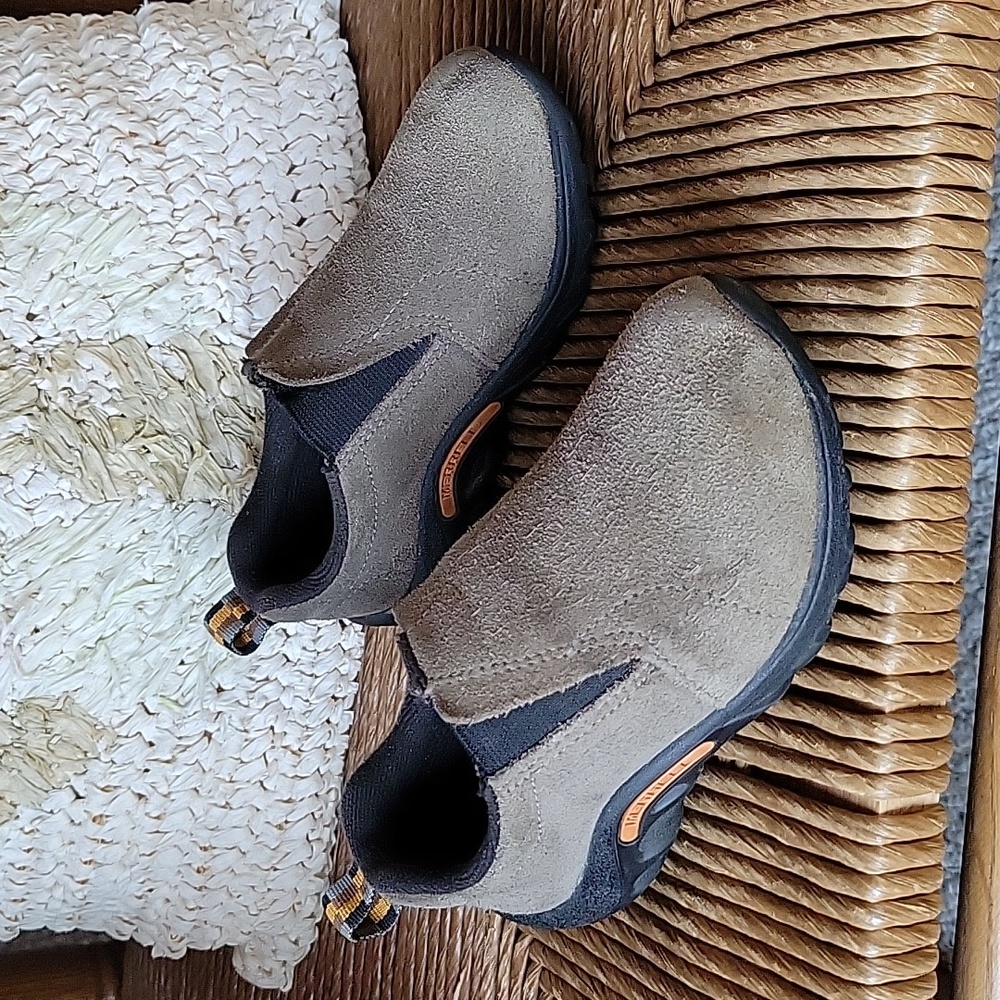 Merrell brown suede jungle mocs, size 11.0 M